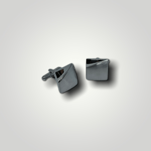 Manžetové knoflíčky ocelové čtverec s gravírováním - 50293