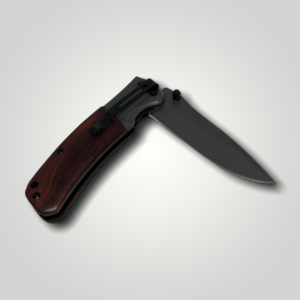 Kapesní nůž zavírací kombinace dřevo a kov s vlastním textem nebo logem - 42233