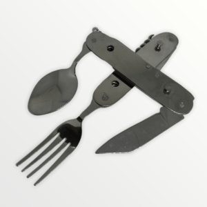 Multifunkční kapesní nůž ocelový s příborem s vlastním textem nebo logem - 6327