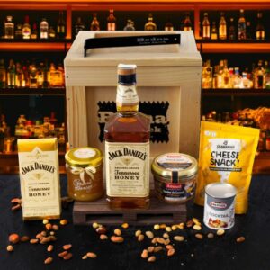 Dřevěná bedna s páčidlem Jack Daniels Honey - 432432